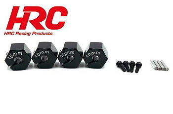HRC HRC1082BK10 1/10 Touring / Drift - Aluminum - 12mm Hex Wheel Adapter