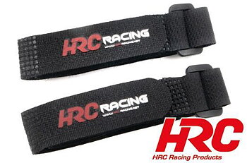 HRC HRC5046C Kardborreband med öljett - svart - 15x300mm