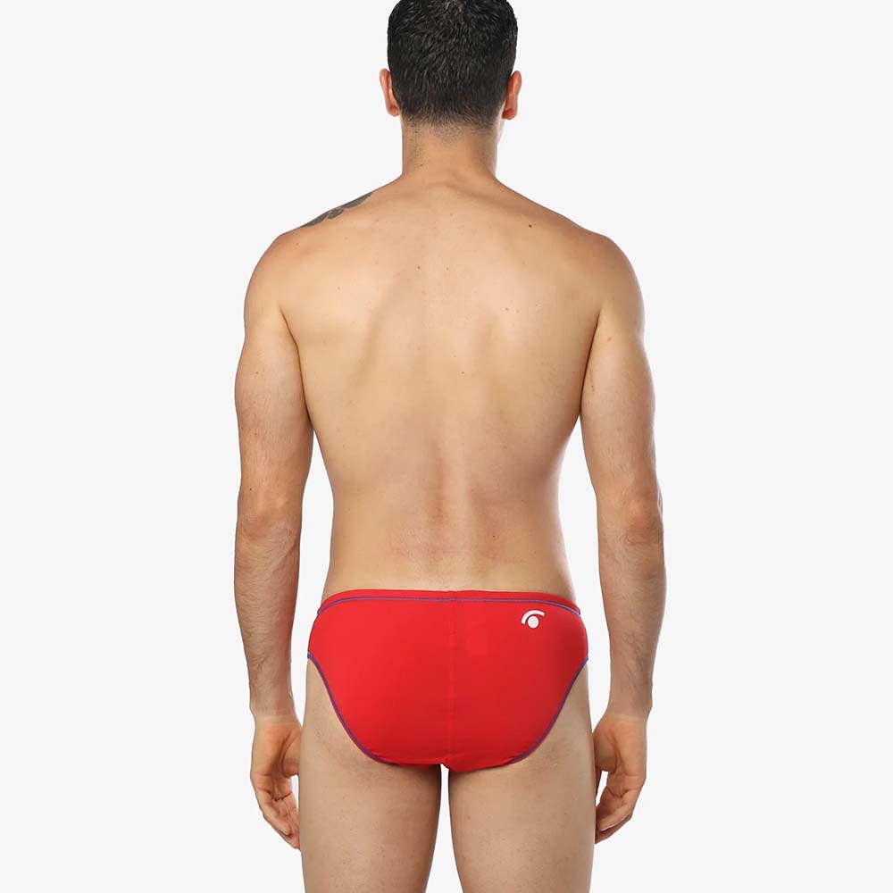 Jaked Brief Milano, rosso/blu - 4