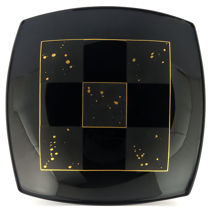 Yang (1993) Black Modern Bowl with Golden Decor 18/5 cm
