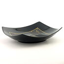 ヤン  黒いボウル  金色の装飾  18/5cm  1993年