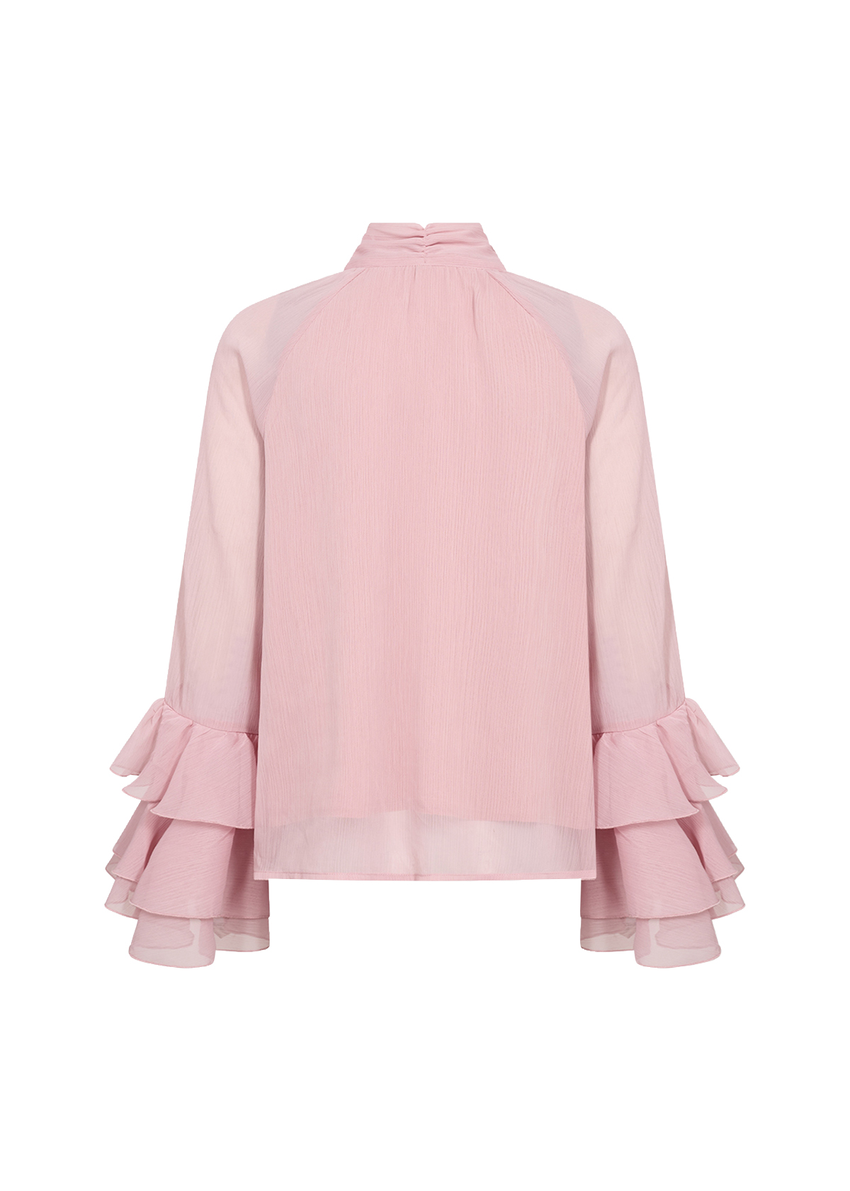 SC-NAIA 11 Blouse Rosa Knytblus - 5