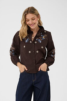 Cream Peona Shirt Java