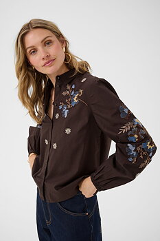 Cream Peona Shirt Java