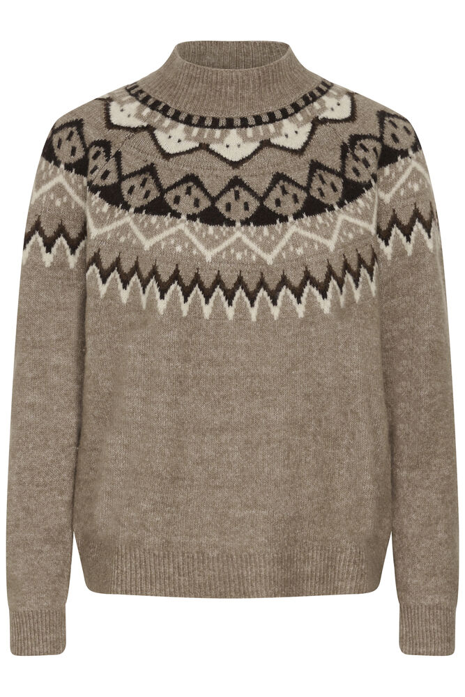 Cream Cherrie Pullover Brown Lentil Melange - 2