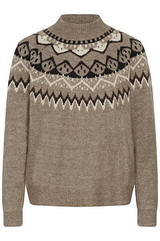 Cream Cherrie Pullover Brown Lentil Melange