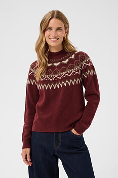 Cream Cherrie Pullover Cabernet Island
