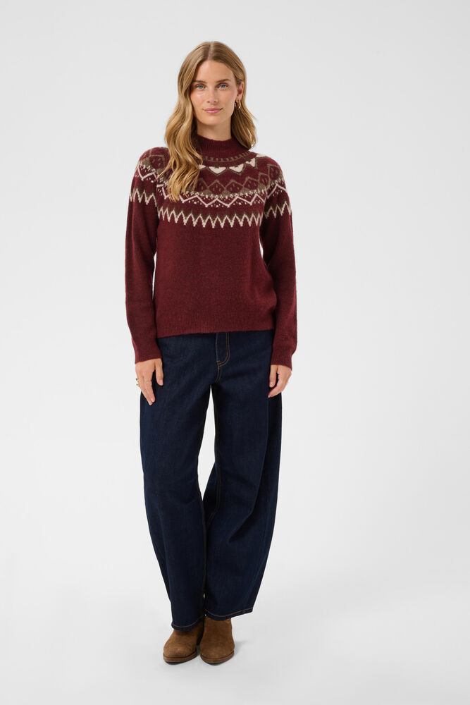Cream Cherrie Pullover Cabernet Island - 3