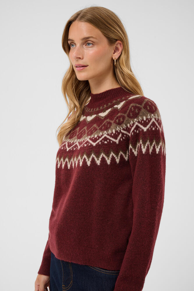 Cream Cherrie Pullover Cabernet Island - 4