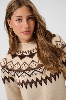 Cream Cherrie Pullover Oatmeal Melange