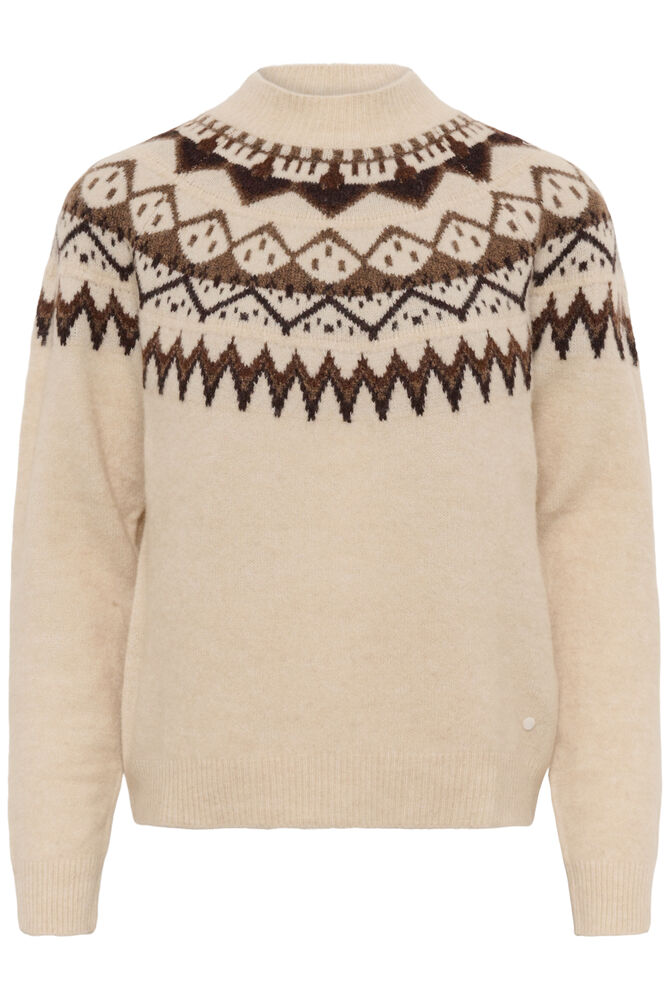 Cream Cherrie Pullover Oatmeal Melange - 3