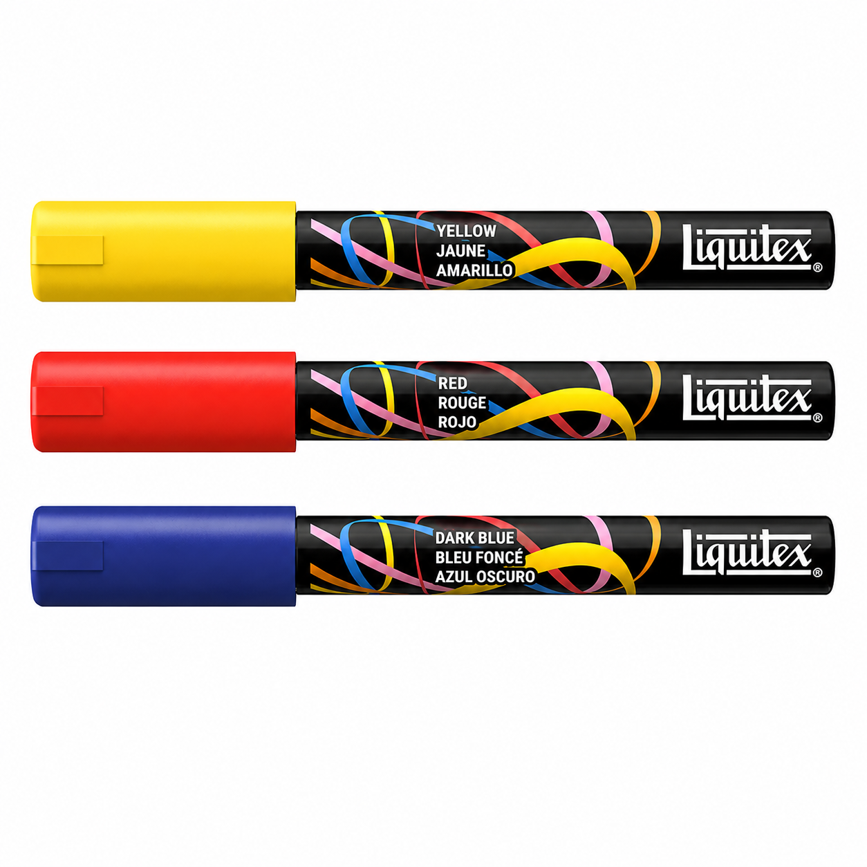 Akrylmarker Liquitex 3x2mm set, primary - 3