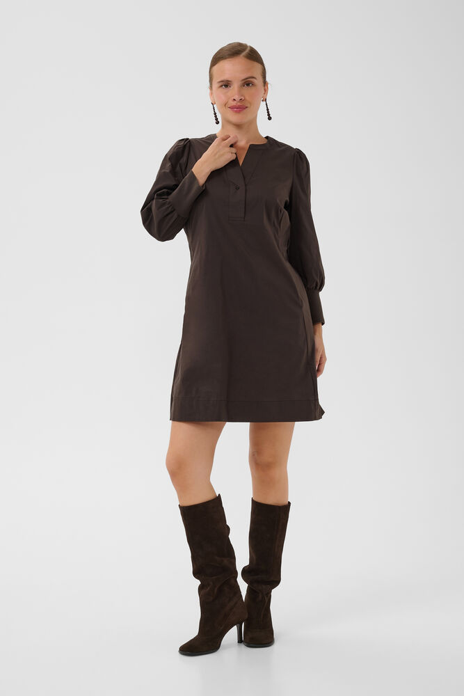 Culture  Kiea Antoinett Dress Demitasse Brown - 4