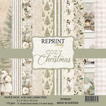  Reprint Cozy Christmas collection 8"x8"
