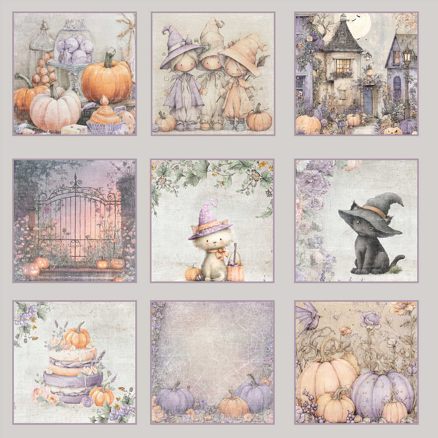  Reprint Enchanted Halloween collection 8"x8" - 11