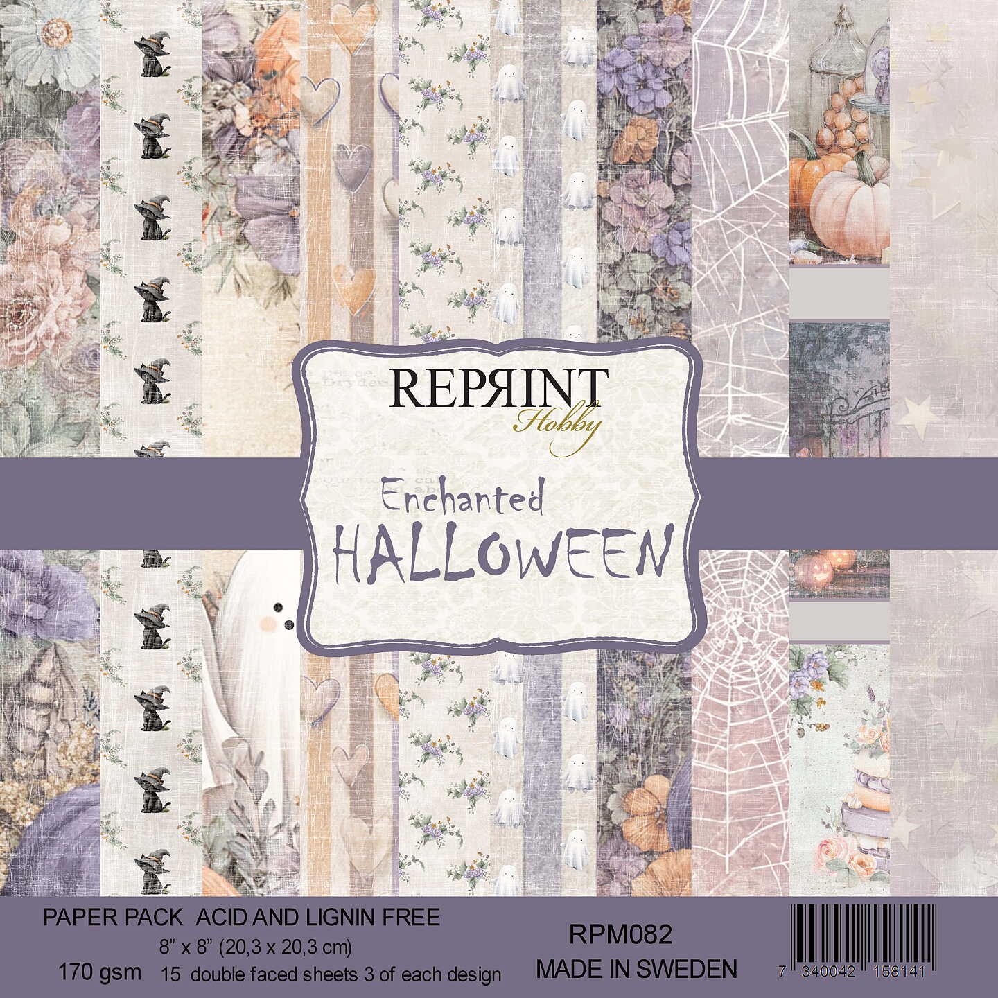  Reprint Enchanted Halloween collection 8"x8"
