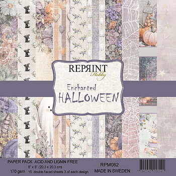  Reprint Enchanted Halloween collection 8"x8"