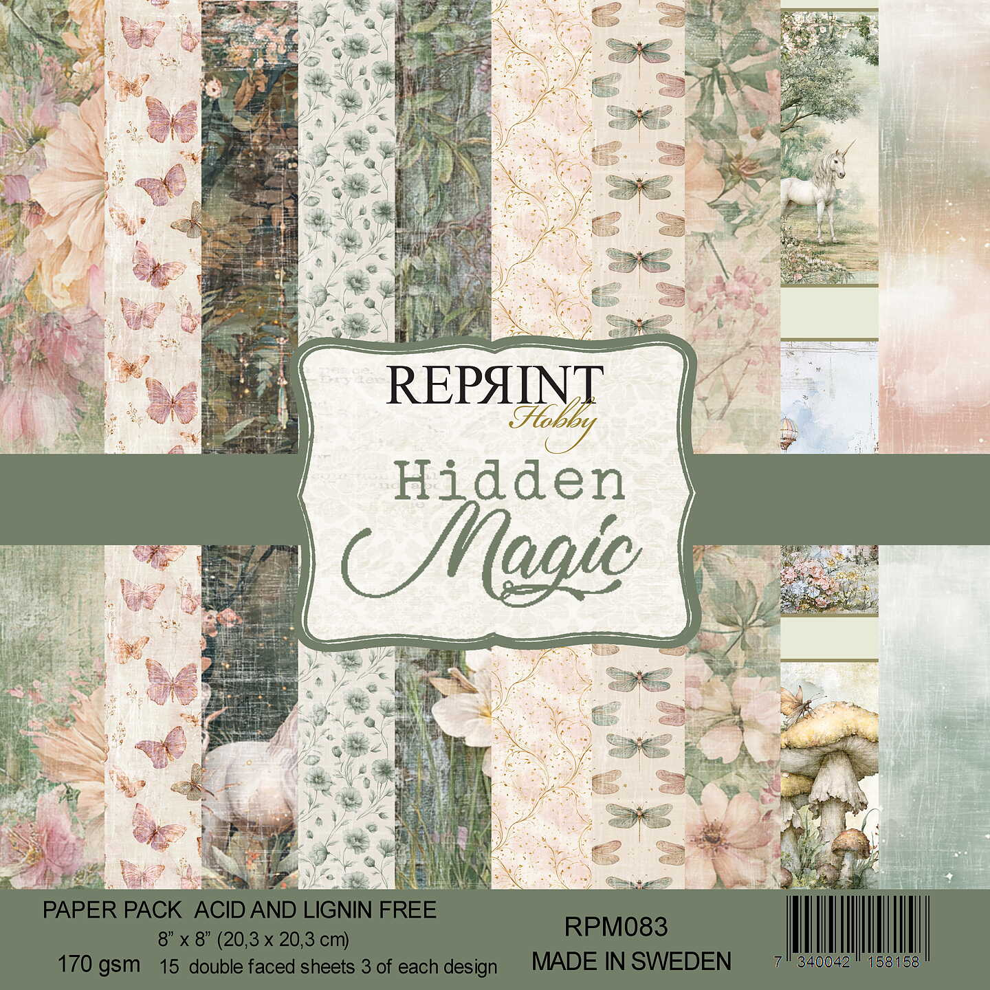  Reprint Hidden Magic collection 8"x8"