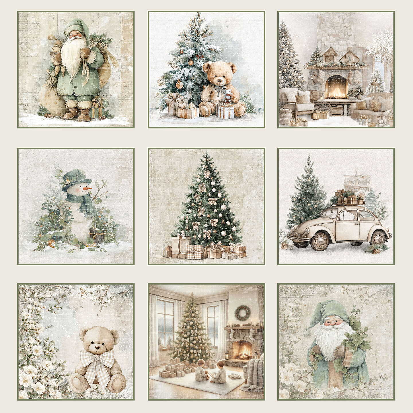  Reprint Cozy Christmas Collection 12"x12" - 10