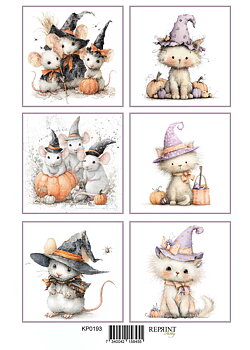  Reprint klippark A4 - Enchanted Halloween
