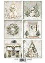  Reprint klippark A4 - Cozy Christmas tags