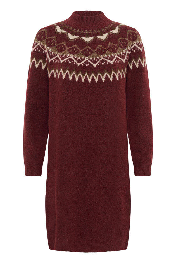 Cream Cherrie Knit Dress Cabernet Island - 3