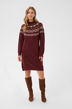 Cream Cherrie Knit Dress Cabernet Island