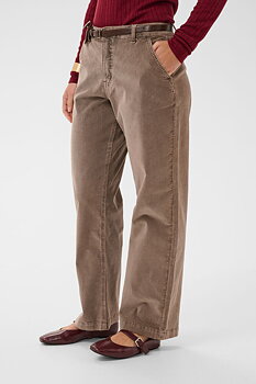 Cream Brady Corduroy Pant Brown Lenti