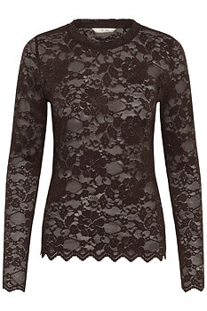 Cream Pitia Lace Blouse Java