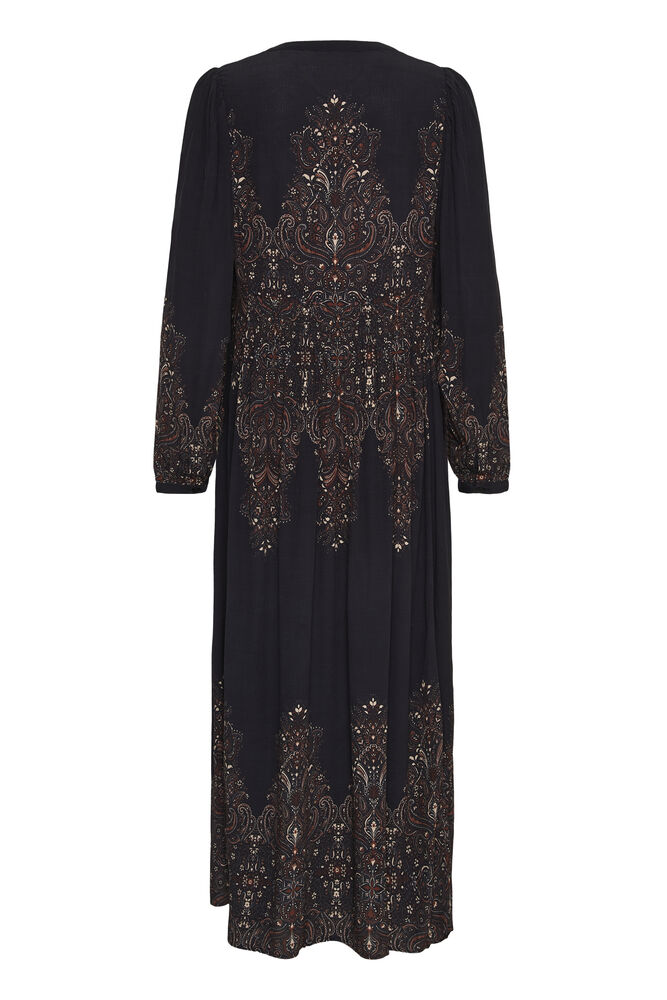 Cream Josia Dress Black Ethnic Flor - 2