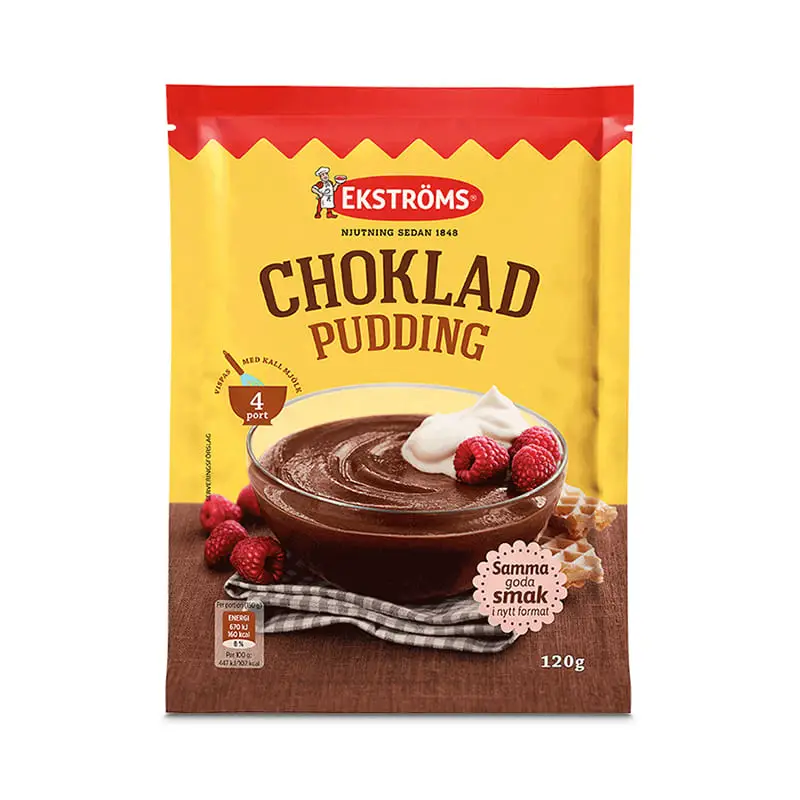 Ekströms Suklaavanukas 120 g, 15 kpl