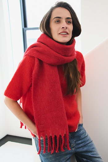 Leveté Room - Sinus 1 Scarf  Mars Red