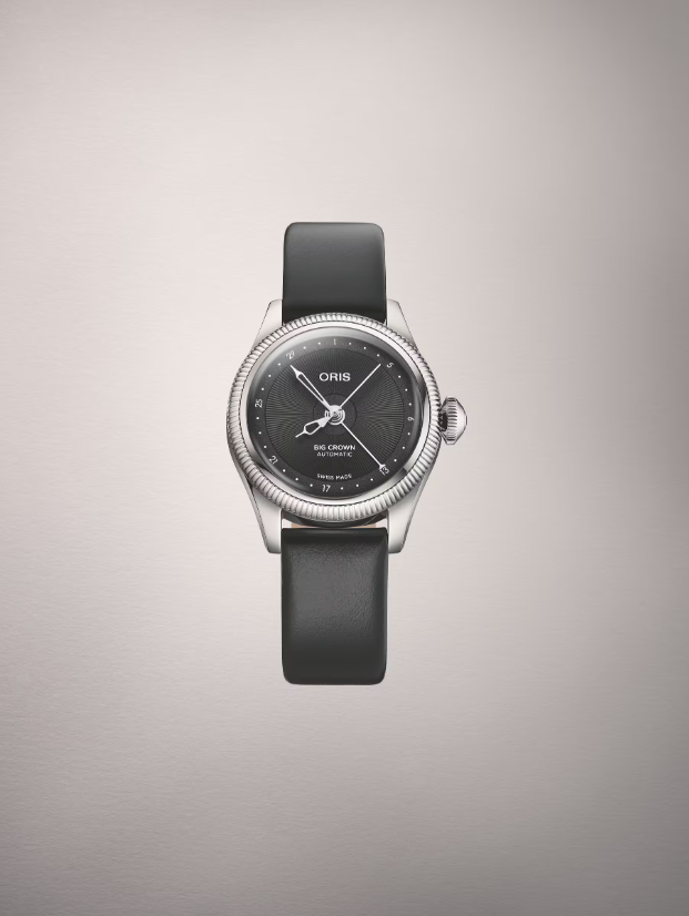 Oris Big Crown Pointer Date 29 svart med läderband 01 534 7804 4054-07 5 14 01 framisda