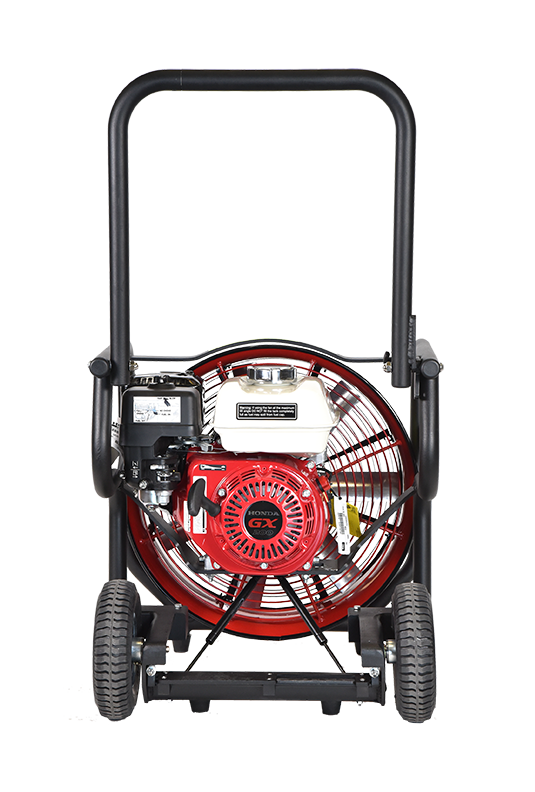 SuperVac Vifte V18-GX, Bensindrevet. Vår 18" vifte i Valor Serien. Driftet med GX200 Honda motor. Ytelse 25 770 cmh, AMCA sertifisert.  - 4