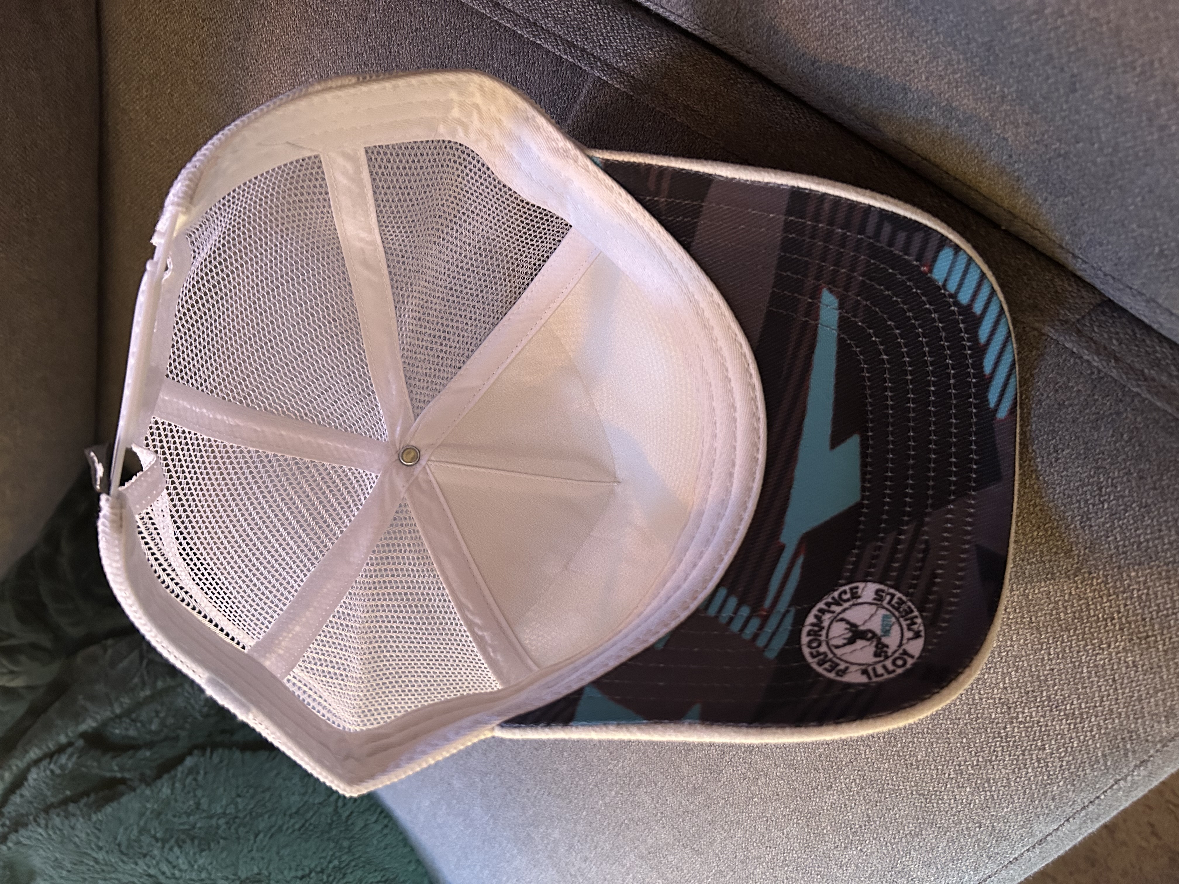 Fiftynine Truckerkeps vit mocka  - 3