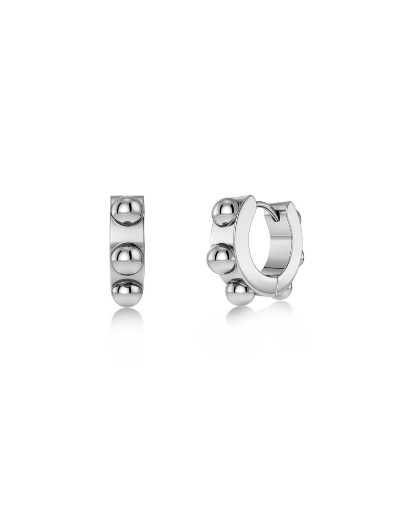 Stud Hoops Silver - Edblad 