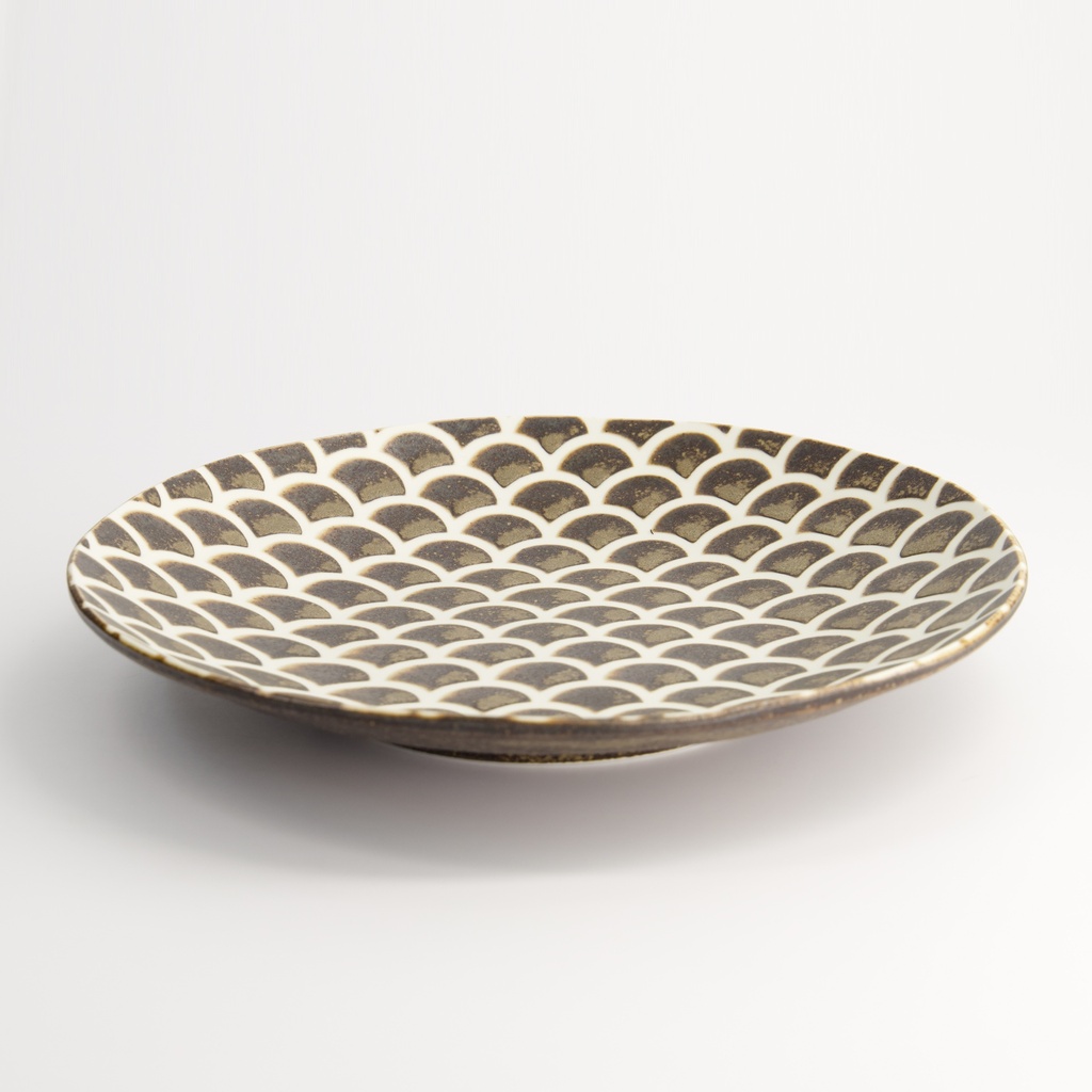 Tokyo Mermaid Iga Matte Mermaid Tallrik brun 25 cm