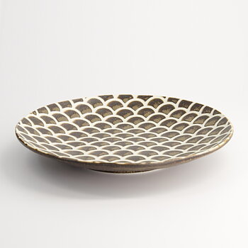 Tokyo Mermaid Iga Matte Mermaid Tallrik brun 25 cm