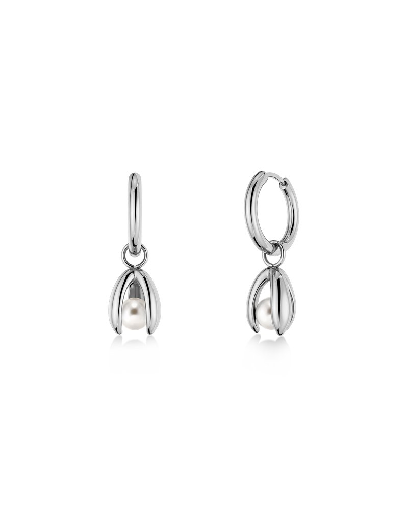 Moonrave Hoops S Silver - Edblad 