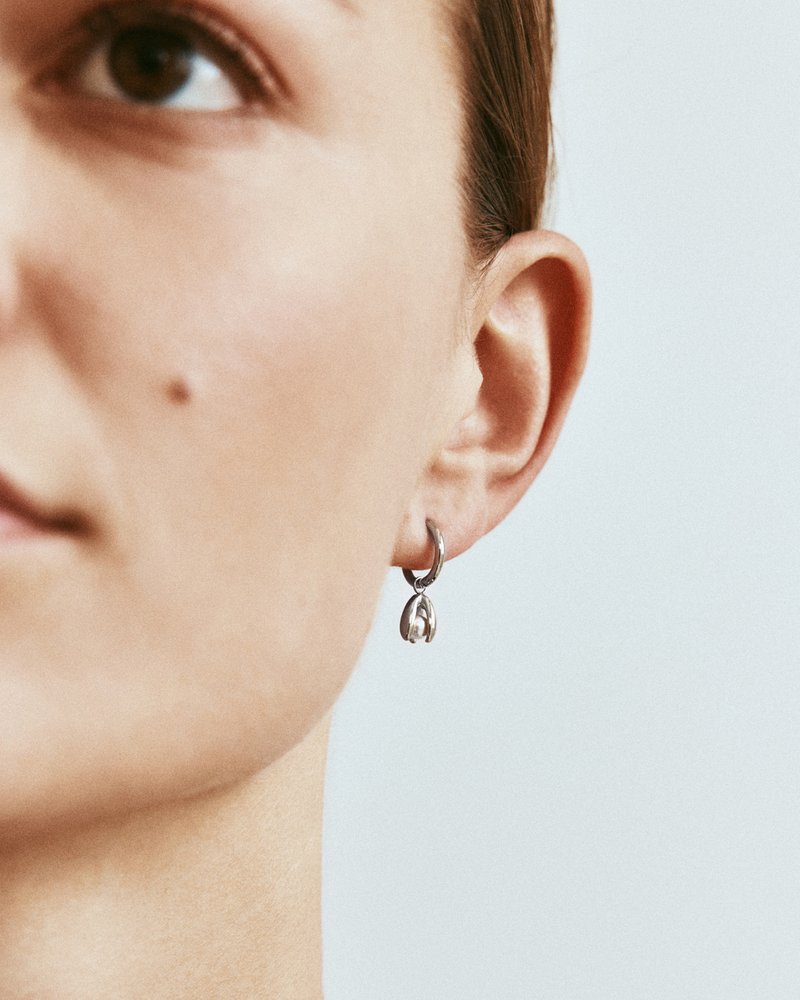 Moonrave Hoops S Silver - Edblad 