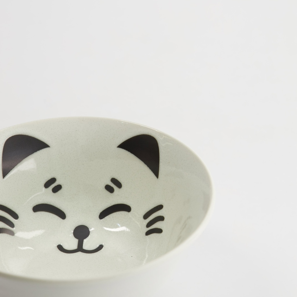 Tokyo Kawaii Cat Neko Tayo Skål Vit 15 cm - 4