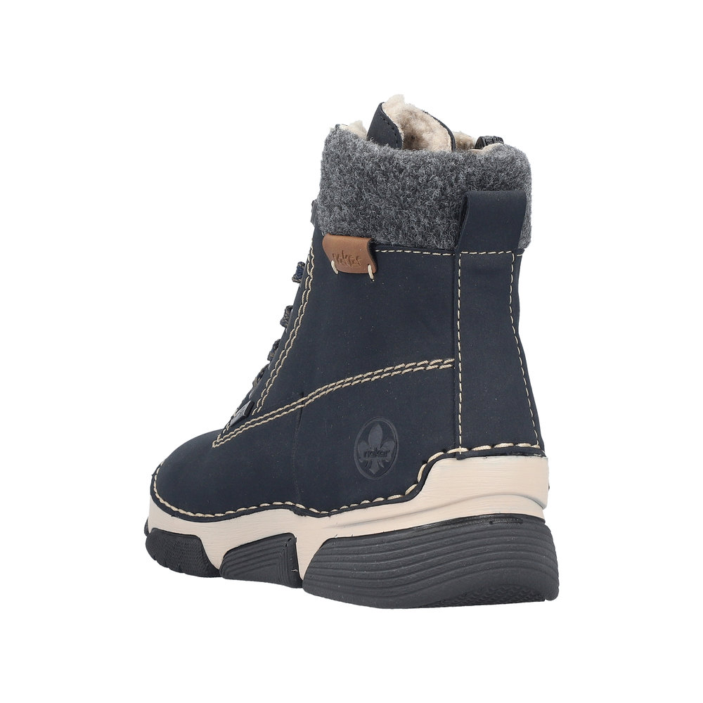 Rieker Damboots syntet varmfodrad Marinblå - 3