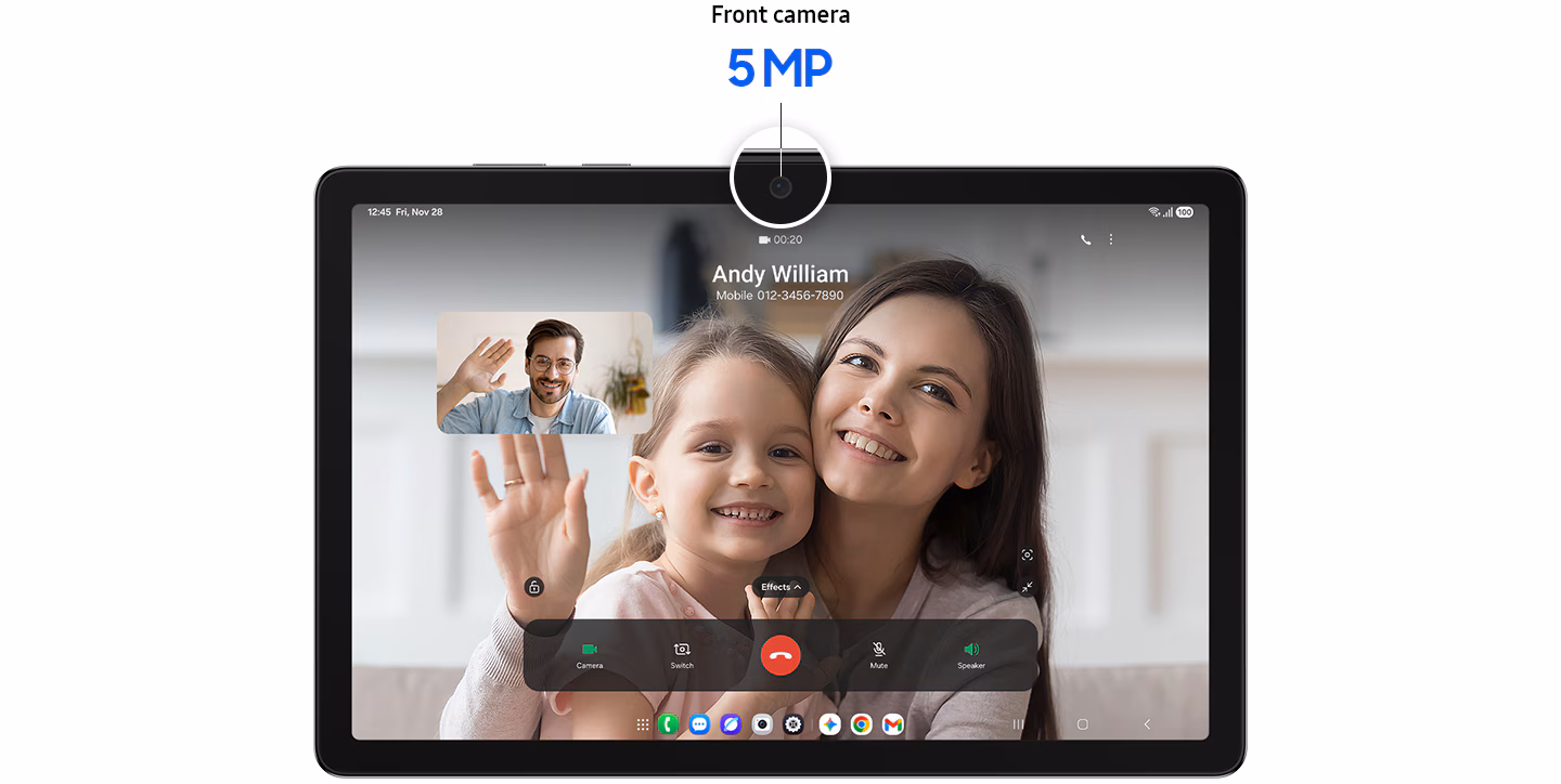 Samsung Galaxy Tab A11+ Wi-Fi (11") 128GB Med Fodral - 3