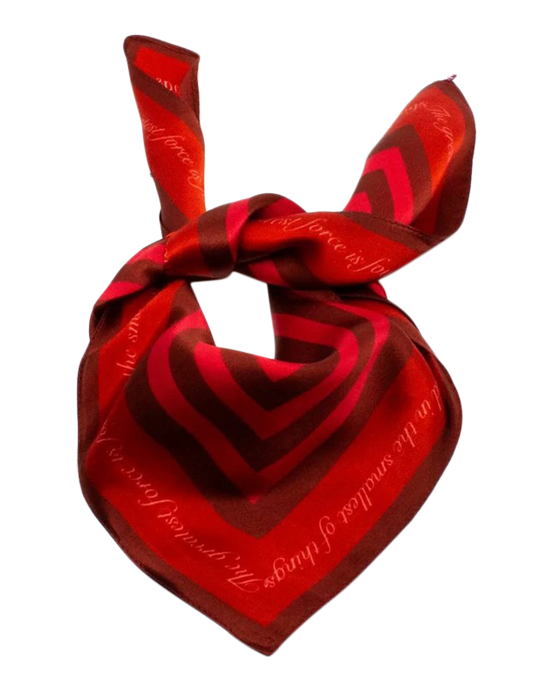 Sidenscarf The Greatest Force röd