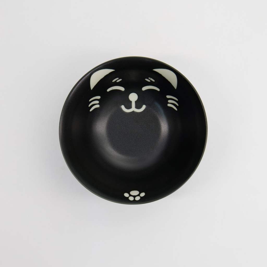 Tokyo Kawaii Cat Neko Tayo Skål Svart 15 cm - 2