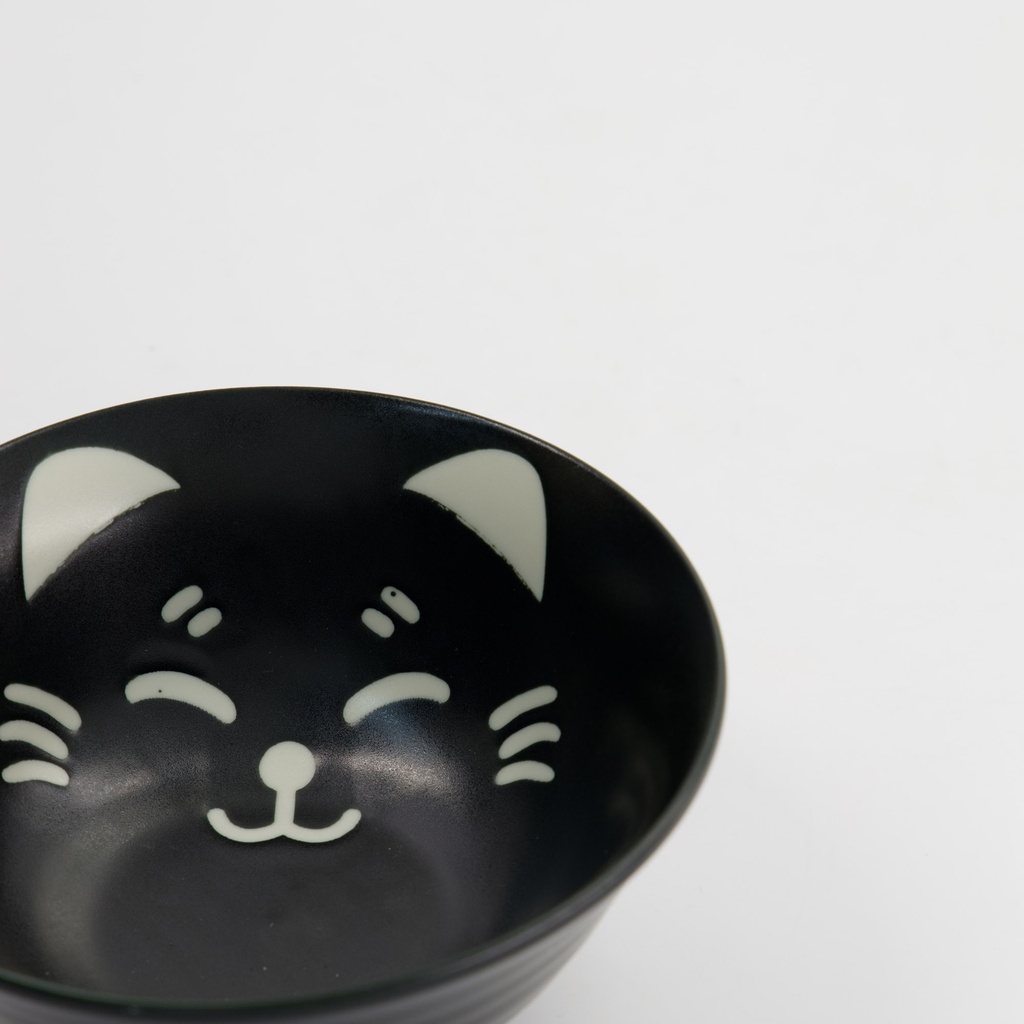 Tokyo Kawaii Cat Neko Tayo Skål Svart 15 cm - 4