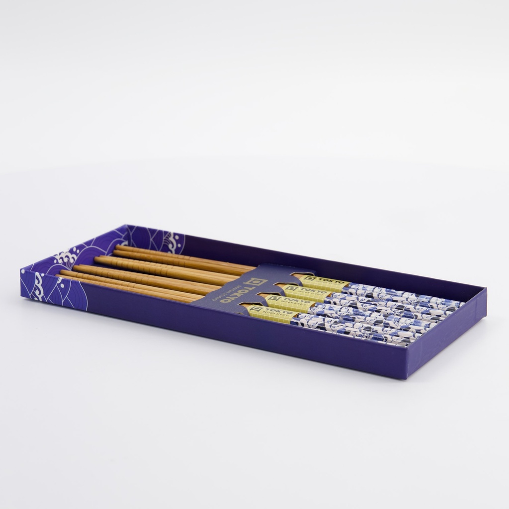 Tokyo Design Ätpinnar Blue Lucky Cat - 4