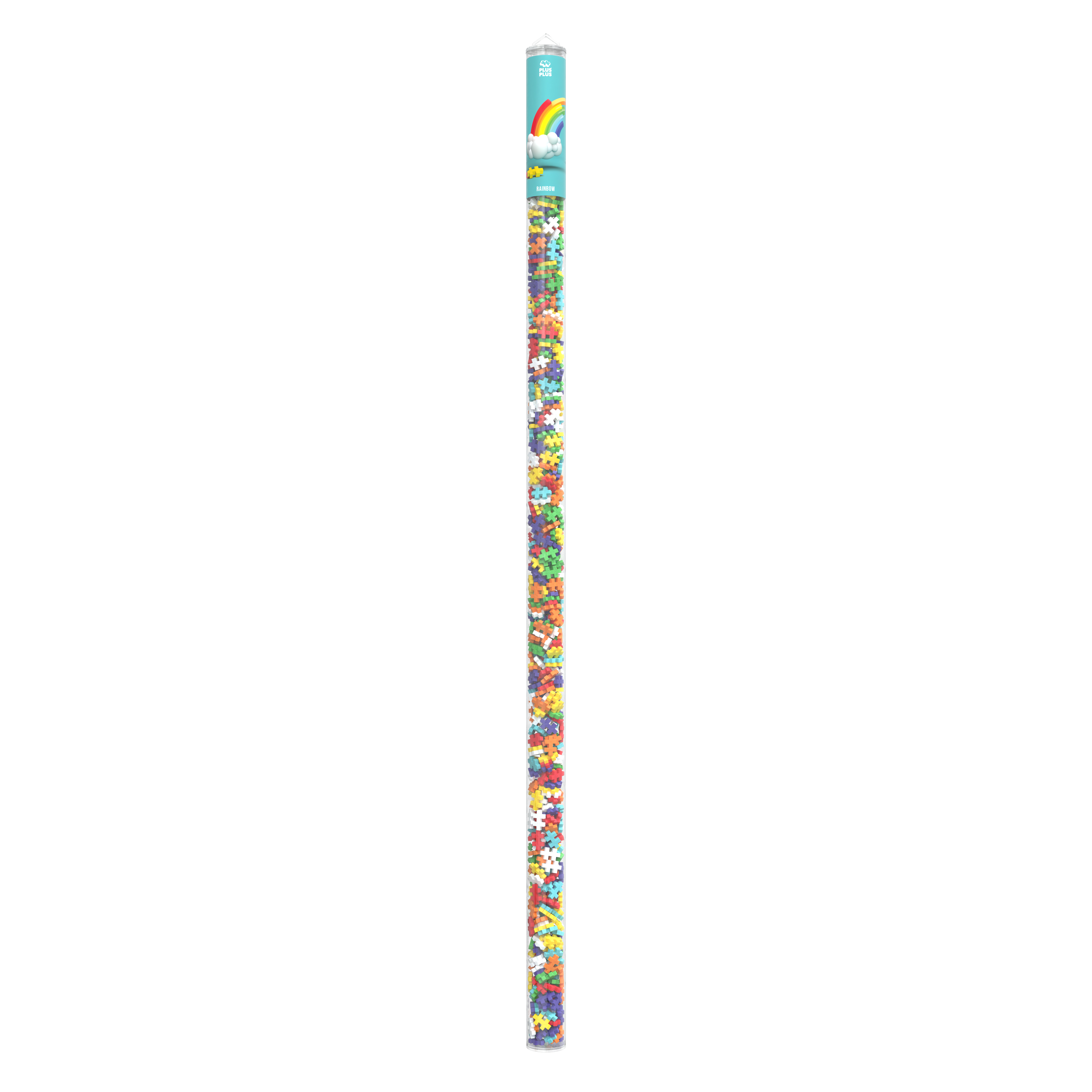 Plus-Plus 1 m Rainbow / 520 bitar rör