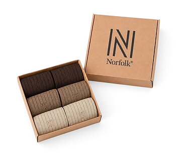 6-Pack Norfolk Bambu-Bomull Twisted 