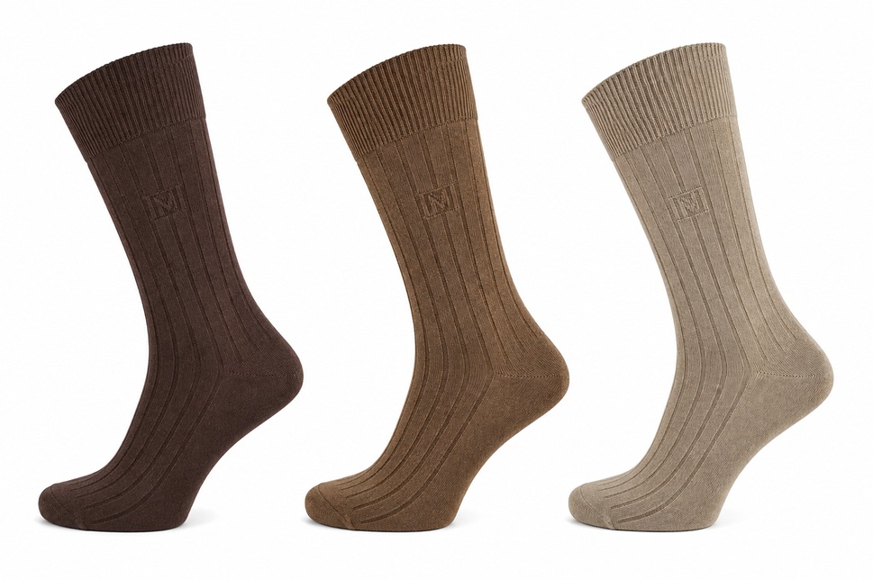 6-Pack Norfolk Bambu-Bomull Twisted  - 2